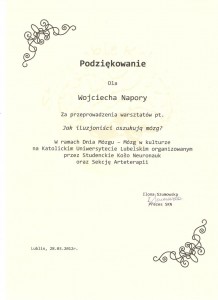 Wojciech Napora - Referencje