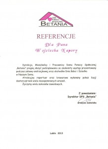 Wojciech Napora - Referencje