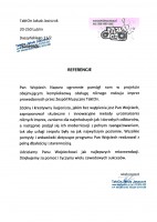 Wojciech Napora - Referencje